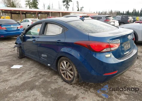 2016 Hyundai Elantra Se из США, поврежденный, VIN KMHDH4AE1GU518483